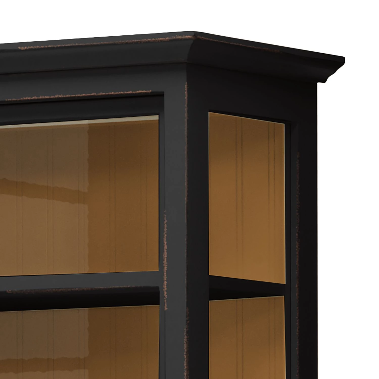 Maison Belfort Vitrine Azjana - Noir / Pin couleur miel – Image 5