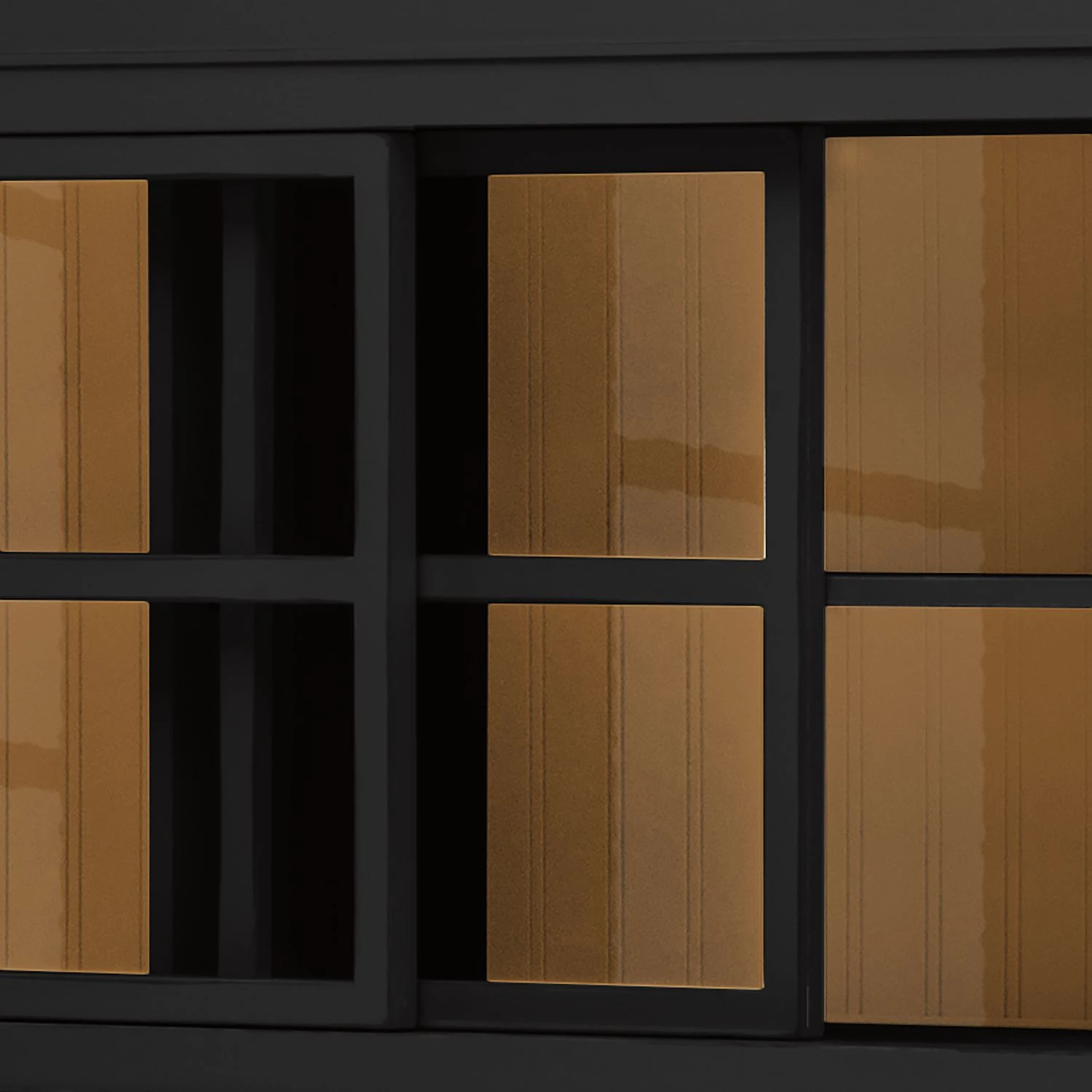 Maison Belfort Vitrine Azjana - Noir / Pin couleur miel – Image 7