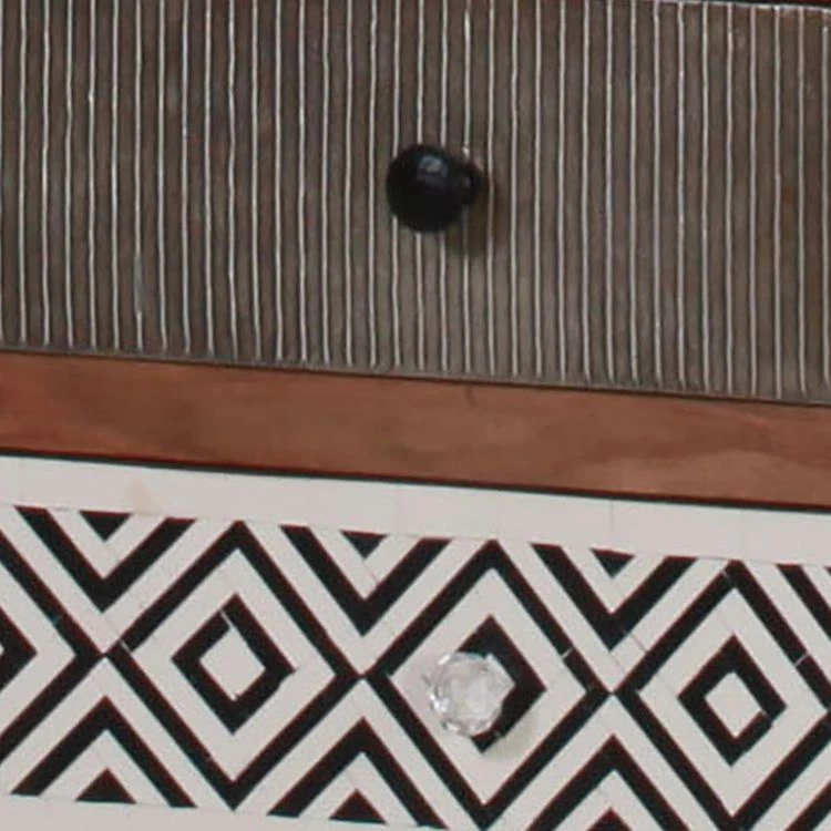 Red Living Armoire vitrine Farasi - Sheesham massif – Image 3