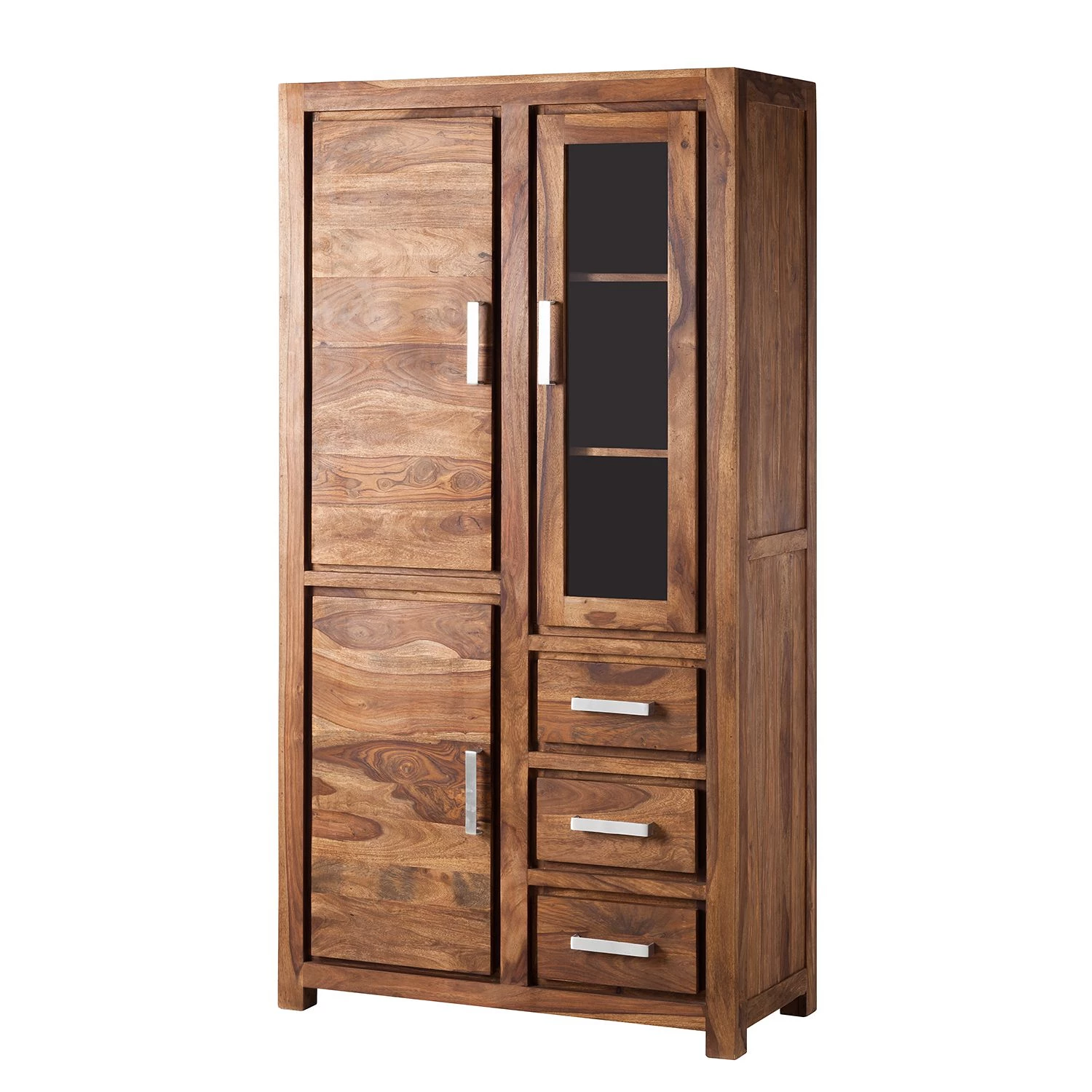 Ars Natura Armoire vitrine Ohio - Sheesham massif